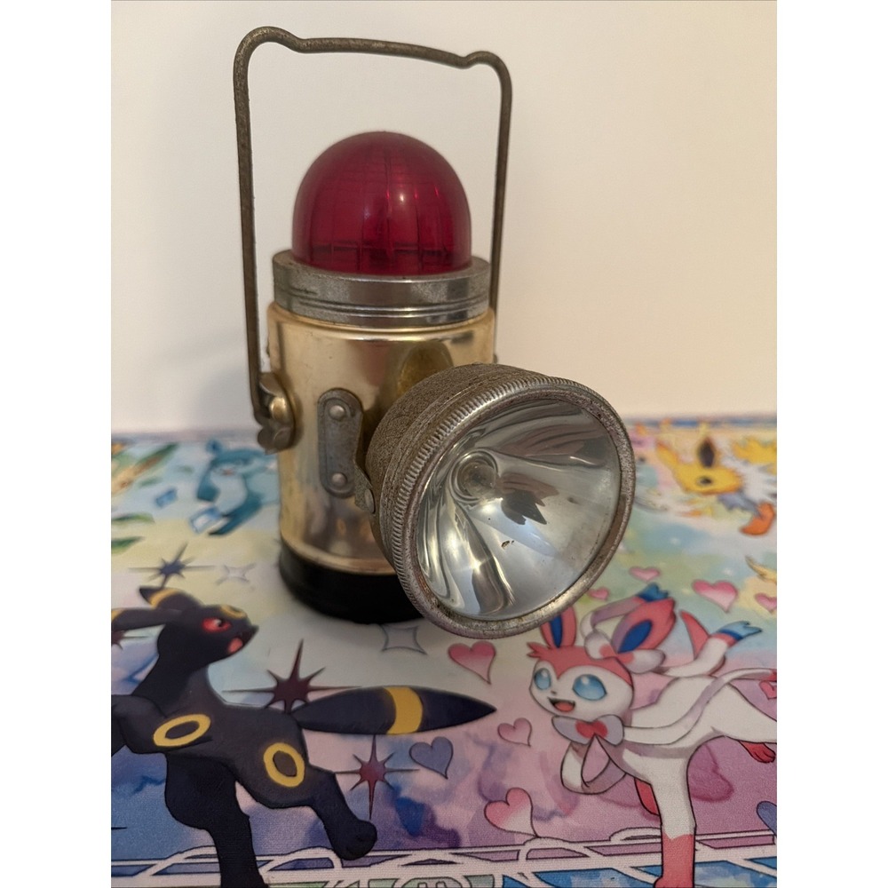 Meyer Vintage Lamp Torch Flashlight for Motoring Camping Automobilia. Untested
